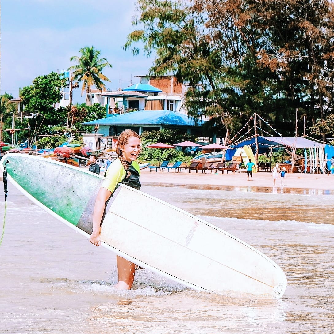 Surfing Weligama SriLanka